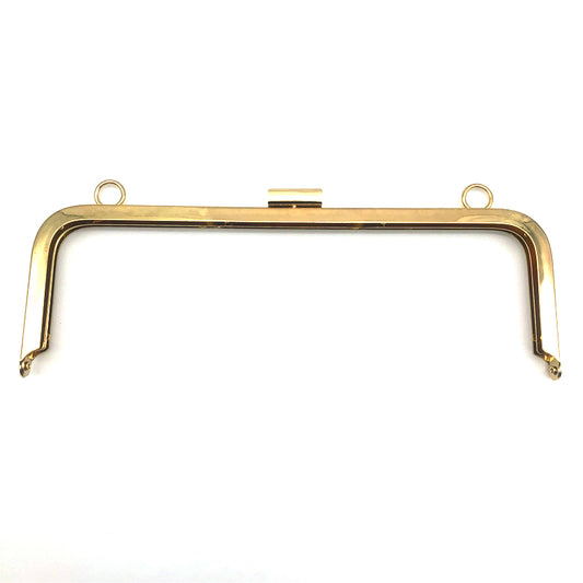 Light gold Square Head Lock 23CM Purse Metal Frame RL-POX04