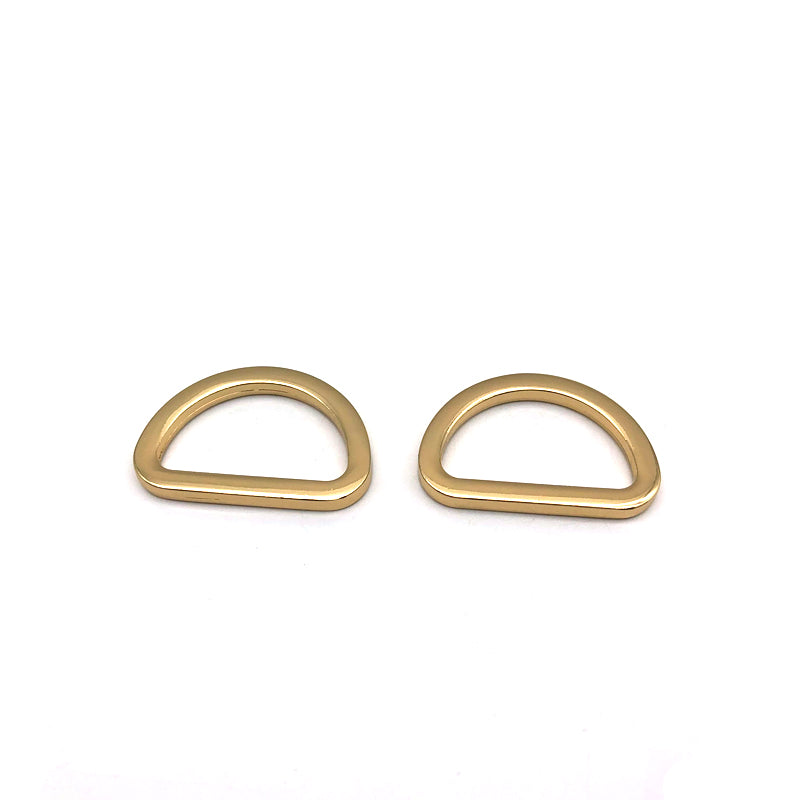 Factory Price Retail Zinc Alloy Light Gold 1 Inch Bag D Rings Metal Buckles For Handbag Accessories