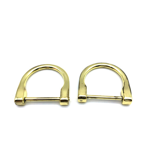 Low Quality Cheap Handbag Accessories Zinc Alloy 1 Inch D Shape Metal Buckles For Leather Bag