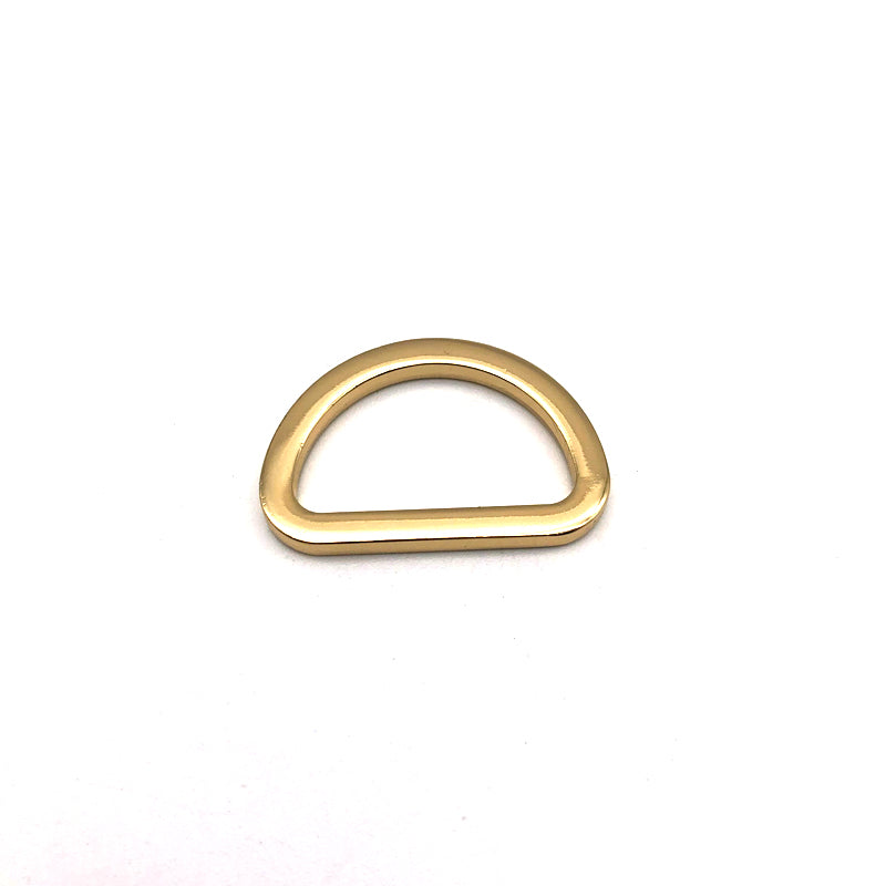 Factory Price Retail Zinc Alloy Light Gold 1 Inch Bag D Rings Metal Buckles For Handbag Accessories