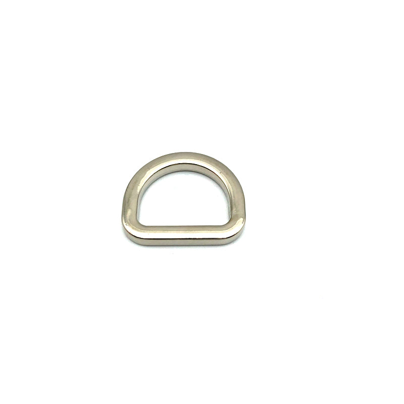 Factory Manufacturer Design Zinc Alloy Silver Color 19 MM Bag D Ring Metal Buckles For Handbag Accessories